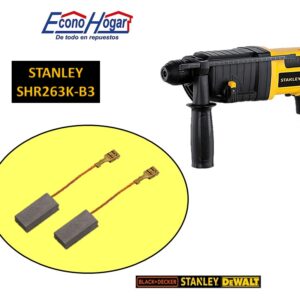 BROCHA CARBON ROTOMARTILLO SDS PLUS 1" STANLEY SHR263K-B3