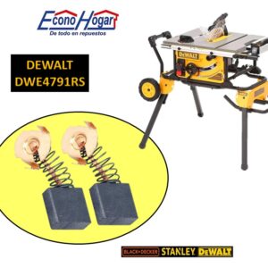 BROCHA CARBON SIERRA DE MESA 10" DEWALT DWE4791RS