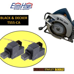 PORTA BROCHA CON BROCHA SIERRA CIRCULAR 7-1/4 BLACK & DECKER TS550-CA