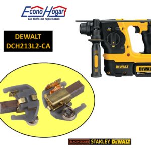PORTA BROCHA CON BROCHA ROTOMARTILLO INALAMBRICO SDS PLUS 1/2" DEWALT DCH213L2-CA(1PZ)