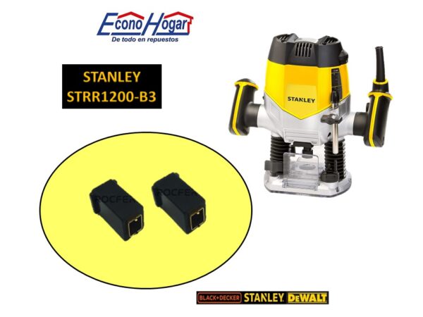 PORTA BROCHA ROUTER 1/4" STANLEY STRR1200-B3