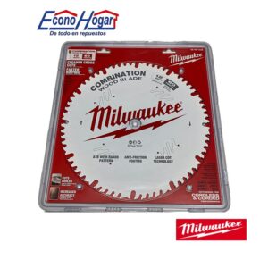 DISCO DE CORTE MADERA 12" 60T DIENTES COMBINADA MILWAUKEE SIERRA INGLETADOR