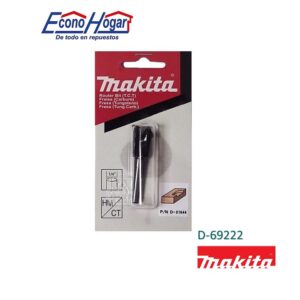 BROCA (FRESADORA) DE ROUTER PARA AMORTAJAR 2 FILO 1/2" X 3/4" X 1/4" MAKITA