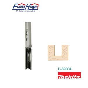 BROCA (FRESADORA) DE ROUTER RECTA 2 FILOS 1/4" X 1/2" X 2" MAKITA