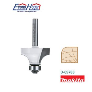 BROCA (FRESADORA) DE ROUTER REDONDEAR 2 FILOS 1/4" X 1-1/4" X 2-5/16" MAKITA