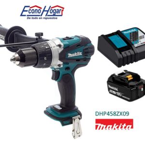 JUEGO DE TALADRO PERCUTOR INALAMBRICO 18V LXT DHP458Z + BATERIA BL1850 5AMP + CARGADOR DC18RC