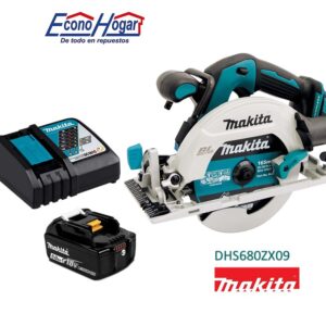 JUEGO DE SIERRA CIRCULAR INALAMBRICO 6-1/2" 18V LXT DHS680ZX09 + BATERIA BL1850 5AMP + CARGADOR DC18RC