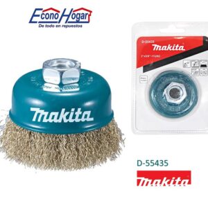 CEPILLO DE COPA ALAMBRE 3" X 5/8" MAKITA