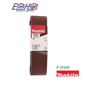 LIJA DE BANDA ABRASIVO MADERA 3" X 24" 76x610mm G80 5PZ MAKITA