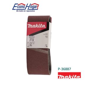 LIJA DE BANDA ABRASIVO MADERA 4" X 24" 100x610mm G40 5PZ MAKITA