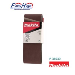 LIJA DE BANDA ABRASIVO MADERA 4" X 24" 100x610mm G150 5PZ MAKITA
