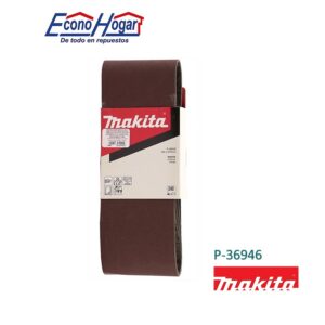 LIJA DE BANDA ABRASIVO MADERA 4" X 24" 100x610mm G240 5PZ MAKITA
