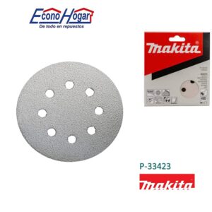 HOJA DE LIJA REDONDO 5" 125mm G400 10PZ ESPECIAL PINTURA MAKITA