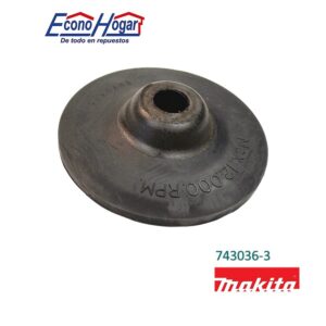 ALMOHADILLA DE RESPALDO DE GOMA 4-1/2" USO DE ESMERILADOR MAKITA