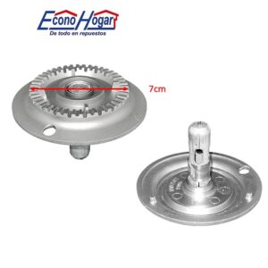 QUEMADOR DE ESTUFA MABE CON TAPA Y TUBO MEDIANO 7cm