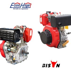 MOTOR DIESEL BISON ENCENDIDA ELECTRICA CON MOTOR ARRANQUE 178FE 6.0HP 4.2kw 3600rpm