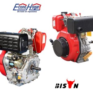 MOTOR DIESEL BISON ENCENDIDA ELECTRICA CON MOTOR ARRANQUE 188FE 11HP 7.2kw 3600rpm