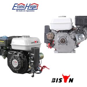 MOTOR GASOLINA BISON ENCENDIDA ELECTRICA CON MOTOR ARRANQUE 168F 6.5HP 3.68kw 196cc 3600rpm