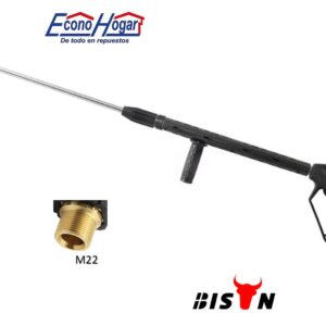 PISTOLA HIDROLAVADORA INDUSTRIAL 5000PSI 350BAR ROSCA M22