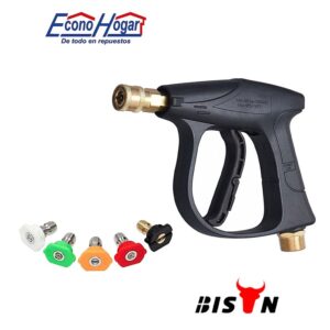 PISTOLA HIDROLAVADORA CON ACCESORIOS 2200PSI ROSCA M22-14