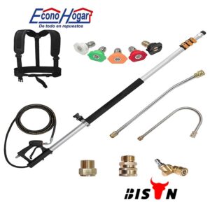 LAVADORA TELESCÓPICA 4000PSI 18pies LARGO CON ACCESORIOS