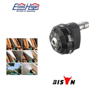 BOQUILLA 6 DIFERENTE SALIDA DE AGUA PARA HIDROLAVADORA 4000PSI