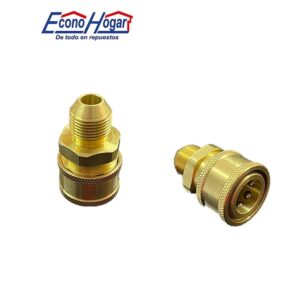 CONECTOR RAPIDO 3/8 X 3/8 MACHO FLET