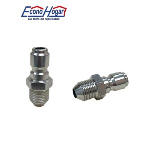 CONECTOR RAPIDO 3/8 X 3/8 MACHO FLET