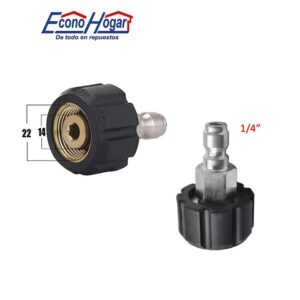 CONECTOR RAPIDO M22-1.5 X 1/4 MACHO