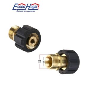 CONECTOR M22-1.5 14 HEMBRA X M22 MACHO