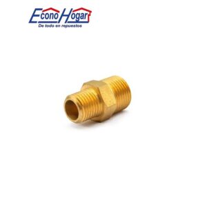 CONECTOR NIPPLE 1/2 X 3/4 BRONCE