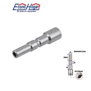 ADAPTADOR DE LANZA HIDROLAVADORA ITALIAN NILFISK 1/4 HEMBRA