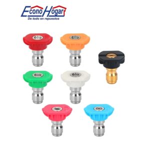 JUEGO DE BOQUILLA HIDROLAVADORA GASOLINA 7 COLORES