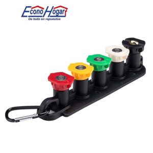 JUEGO DE BOQUILLA HIDROLAVADORA GASOLINA 5 COLORES CON ORGANIZADOR