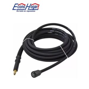 MANGUERA HIDROLAVADORA KARCHER PUNTA Y ROSCA 1/4X6.4mm M22X1.5-14/15 15 METRO CON ALAMBRE ACERO