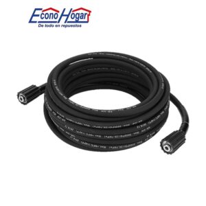 MANGUERA HIDROLAVADORA ROSCA Y ROSCA M14XM22 1.5-14/15 10 METRO CON ALAMBRE ACERO