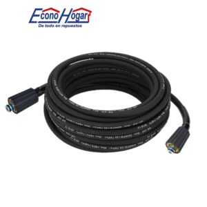 MANGUERA HIDROLAVADORA 5/16 DOBLE CAPA M22 X M22-14/15 ROSCA 4000PSI 10METRO 2 O-RING