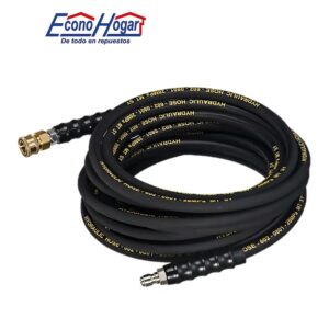MANGUERA HIDROLAVADORA 3/8 DOBLE CAPA 3/8 X 3/8 ACOPLE RAPIDO 5000PSI 50METRO