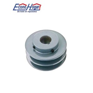 POLEA DOBLE METAL PARA CORREA DE MOTOR 1 X 3