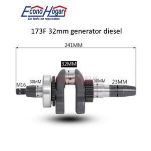 CIGUE?AL GENERADOR DIESEL 170F; 173F 32mm