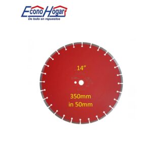 DISCO CORTE PARA PISO DE ASFALTO ; "CONCRETO 14 350mm X 6mm X15mm