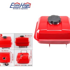TANQUE GASOLINA MOTOR HONDA GX340; GX390 ROJA