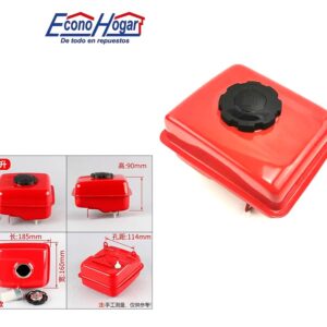 TANQUE GASOLINA MOTOR HONDA GX120 ROJA