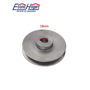 POLEA METAL TIPO A 18mm X 4" PULGADA
