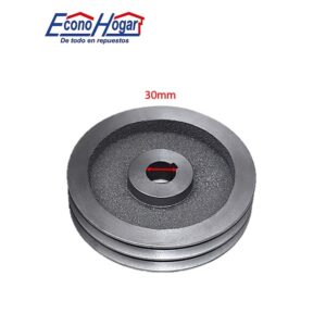 POLEA METAL DOBLE TIPO A 30mm X 6" PULGADA