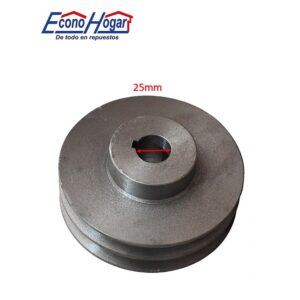 POLEA METAL DOBLE TIPO B 25mm X 4" PULGADA