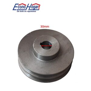 POLEA METAL DOBLE TIPO B 30mm X 4" PULGADA