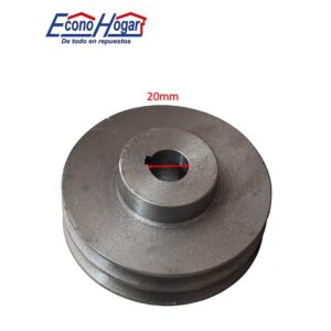 POLEA METAL DOBLE TIPO B 20mm X 5" PULGADA