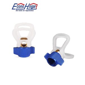BOQUILLA DE PISTOLA PINTAR AZUL BLANCO