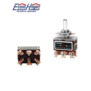 SWITCH ON-OFF-ON 32A 250V 6 TERMINAL